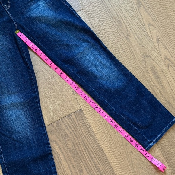 L’Agence Alexia High Rise Crop Denim Jean - Dark Blue - Size 25 - Like New - Picture 6 of 8